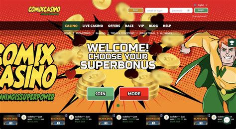 comix casino review